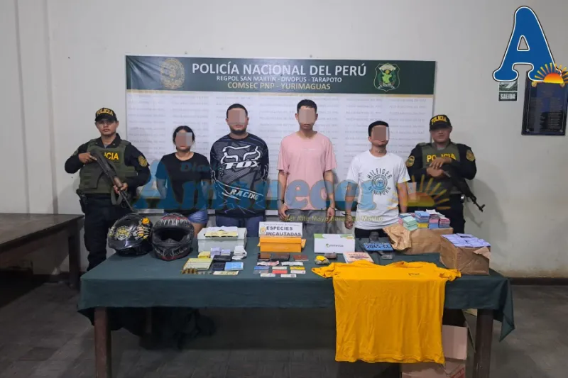 PNP desarticula banda dedicada a la extorsión