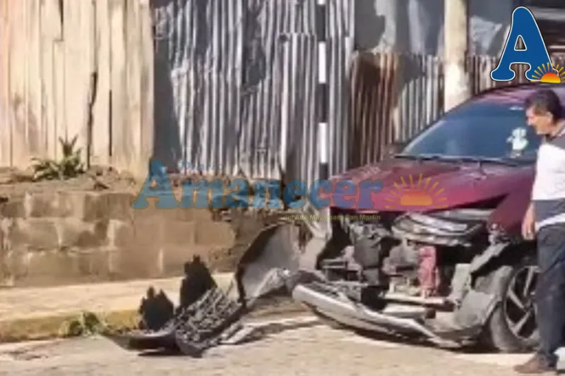 Accidente de tránsito en el jirón José Gálvez